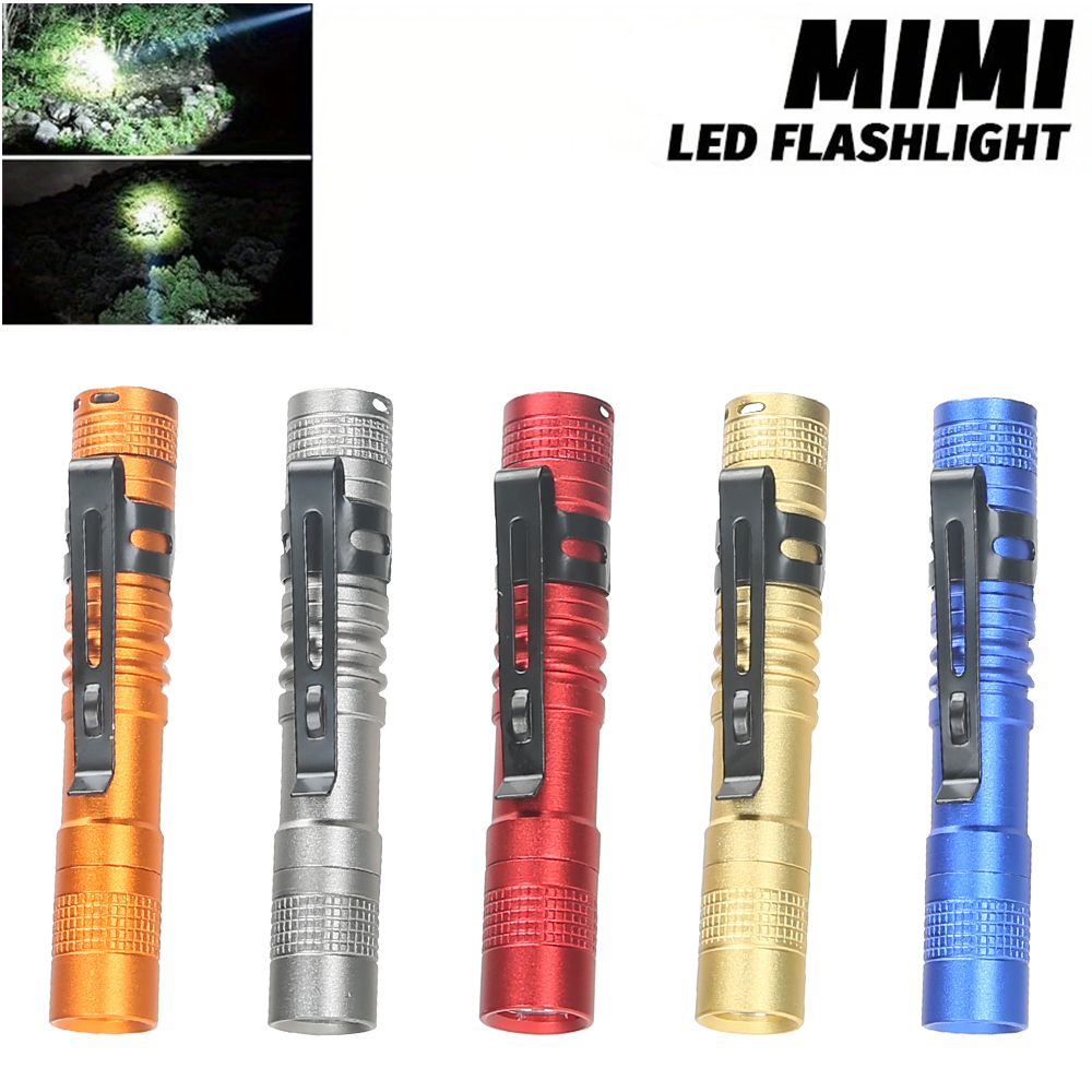 Outdoor Lighting Panel - ミニポータブル LED ペンライト クリップ付き 超高輝度 高ルーメン