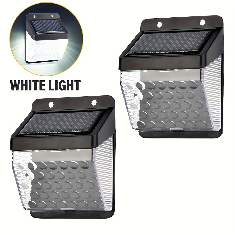 Outdoor Lighting With Sensor - LED ソーラーライト PIR モーションセンサーウォールライト屋外ソーラーランプ防水太陽光発電太陽光街路灯庭の装飾