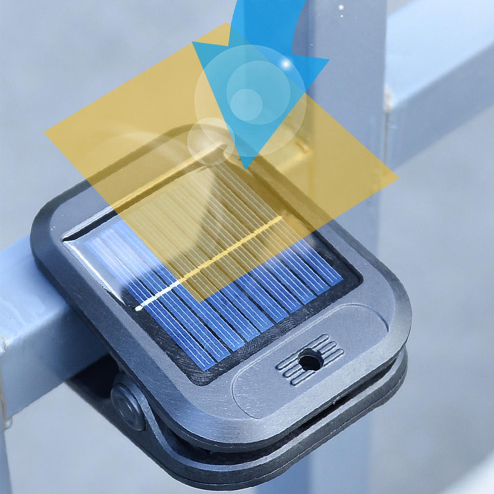 Outdoor Lighting On Stairs - USB充電付き屋外ソーラーモーションセンサーライト、防水4モードクリップオンランプ、庭、パティオ、通路、階段、デッキ用