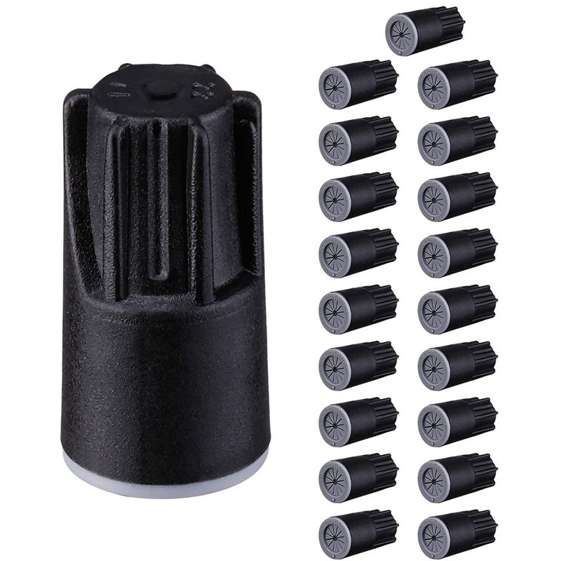Outdoor Lighting Wire Connectors - ABJA-防水ワイヤーコネクタ、グリースキャップ屋外電線キャップナット、低電圧景観照明用、ブラック