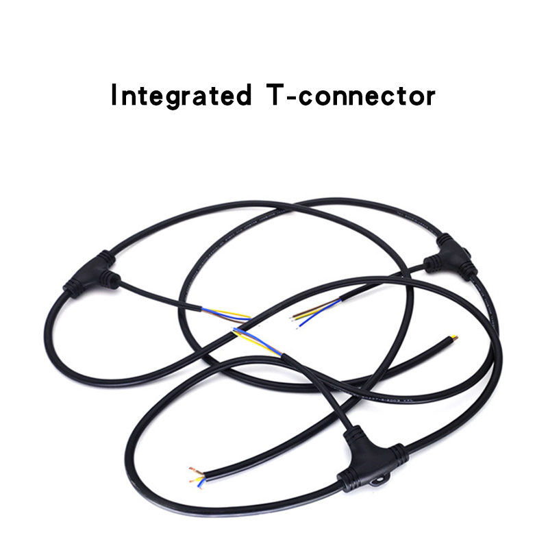 Outdoor Lighting Wire Connectors - T型防水コネクタ,屋外照明用2,3,4,0.3,0.75,または1.5ワイヤー付き,照明ケーブルコネクタ