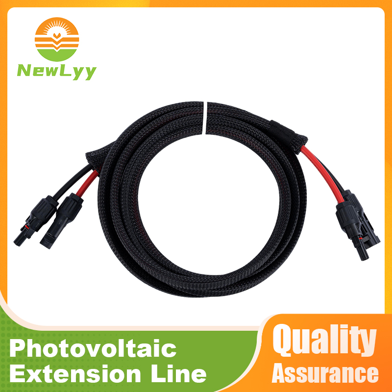 Outdoor Lighting Extension Cable - 10AWG 12AWG 編組ソーラー延長ケーブル PVワイヤー 太陽光発電システム RV