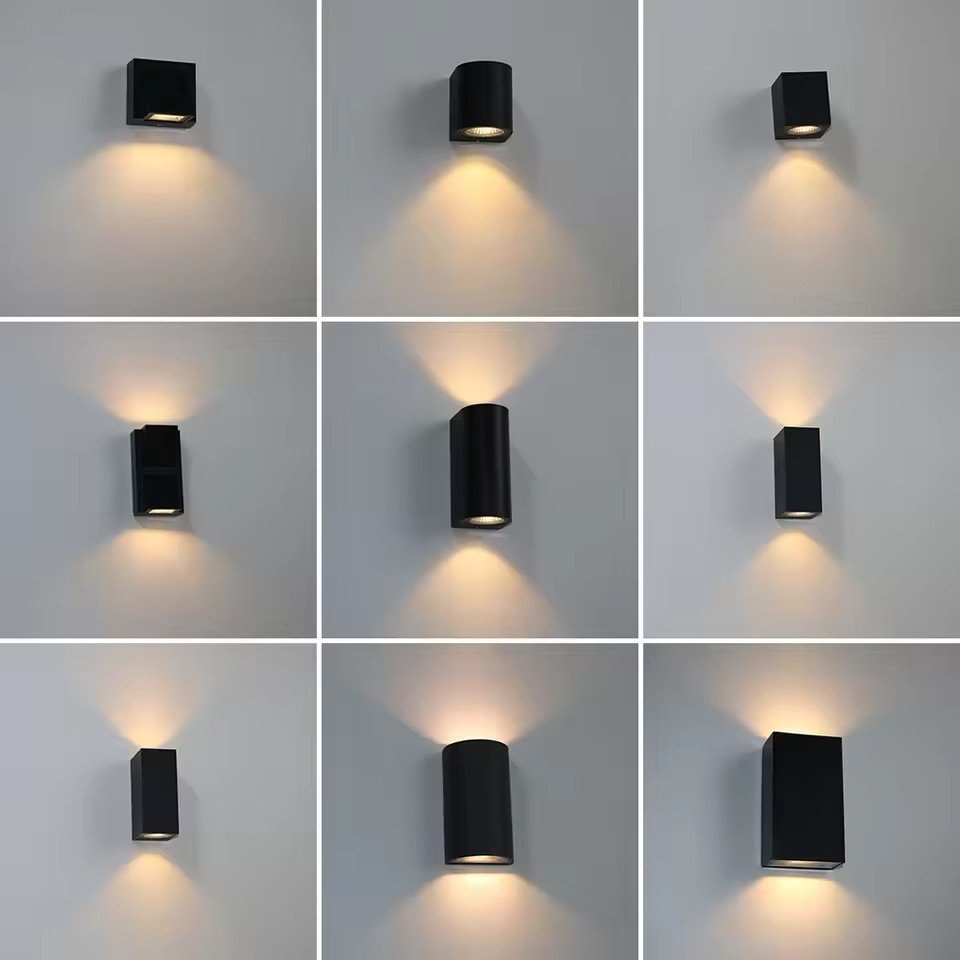 Outdoor Lighting On Stairs - IP65 LED ウォールライトアルミ屋外防水ガーデンフェンス屋内ファッション壁ランプ寝室のベッドサイド、リビングルームの階段