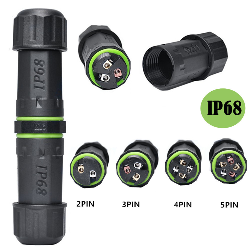 Outdoor Lighting Wire Connectors - M16 防水ケーブルコネクタ IP68 屋外 2 3