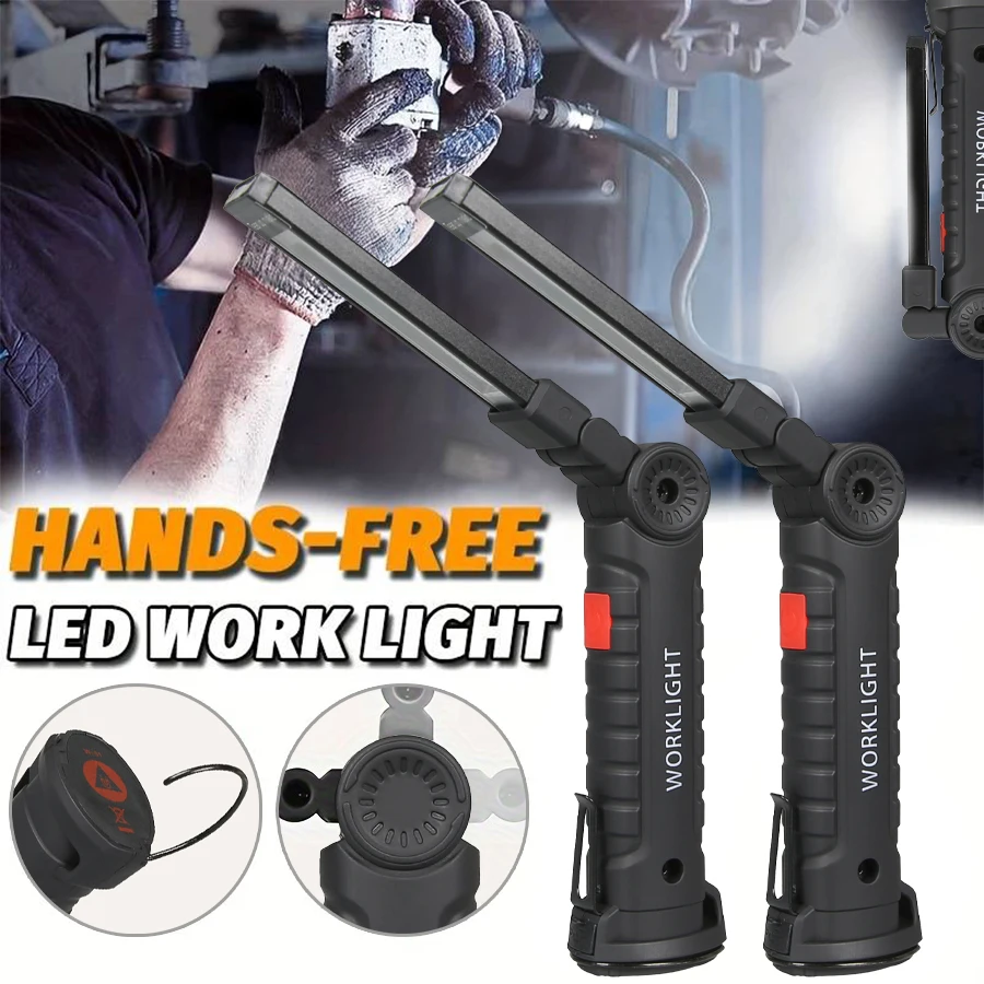 Hanging Outdoor Lighting - 新しいポータブル COB LED 懐中電灯 USB C