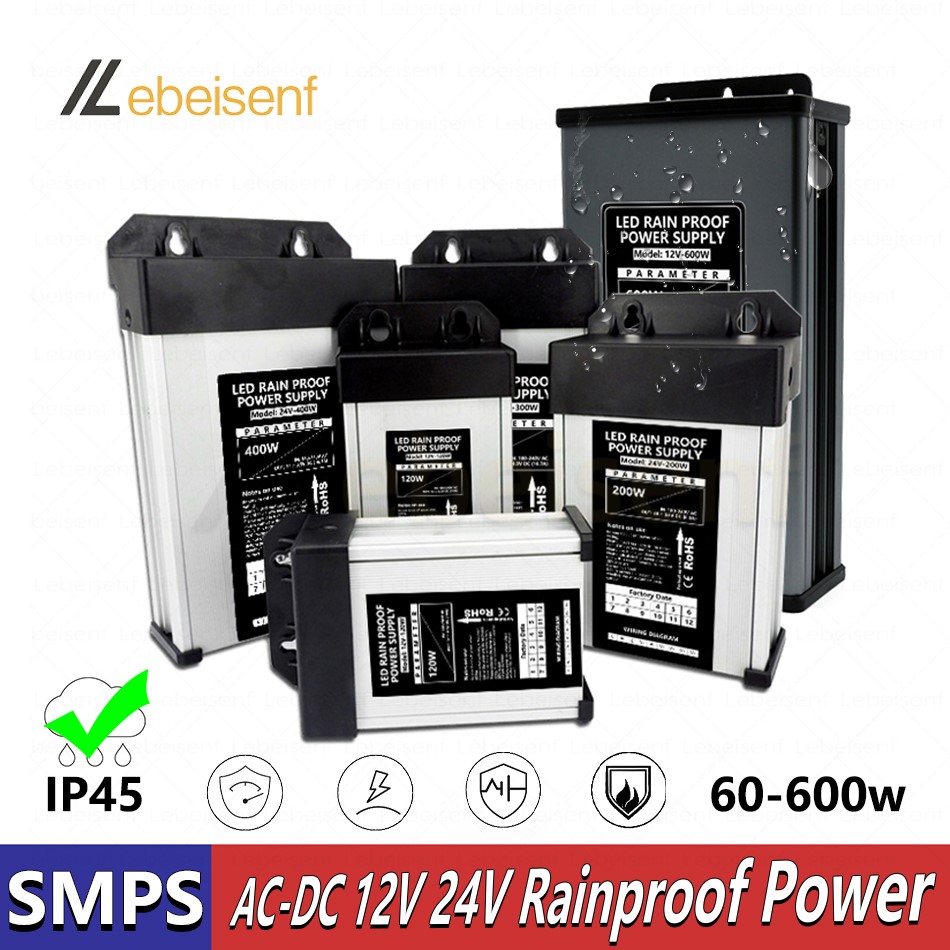 Outdoor Lighting Transformer Box - 60W-600W 屋外用 IP45 防水スイッチング電源 220V AC