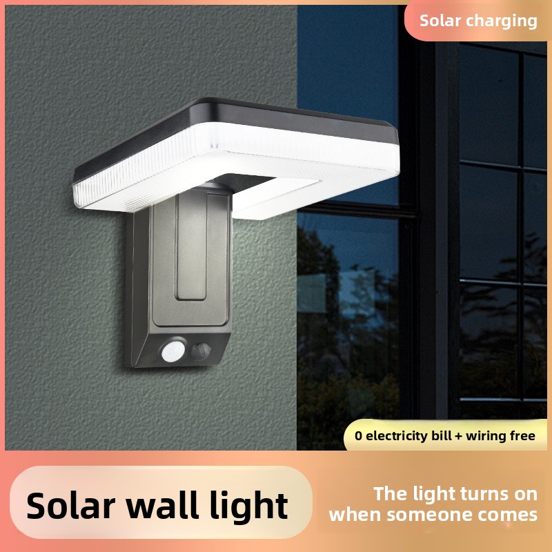 Outdoor Lighting With Sensor - 新しいスマート屋外折りたたみソーラーウォールランプヨーロピアンスタイル照明モーションセンサーガーデンライトセキュリティライト