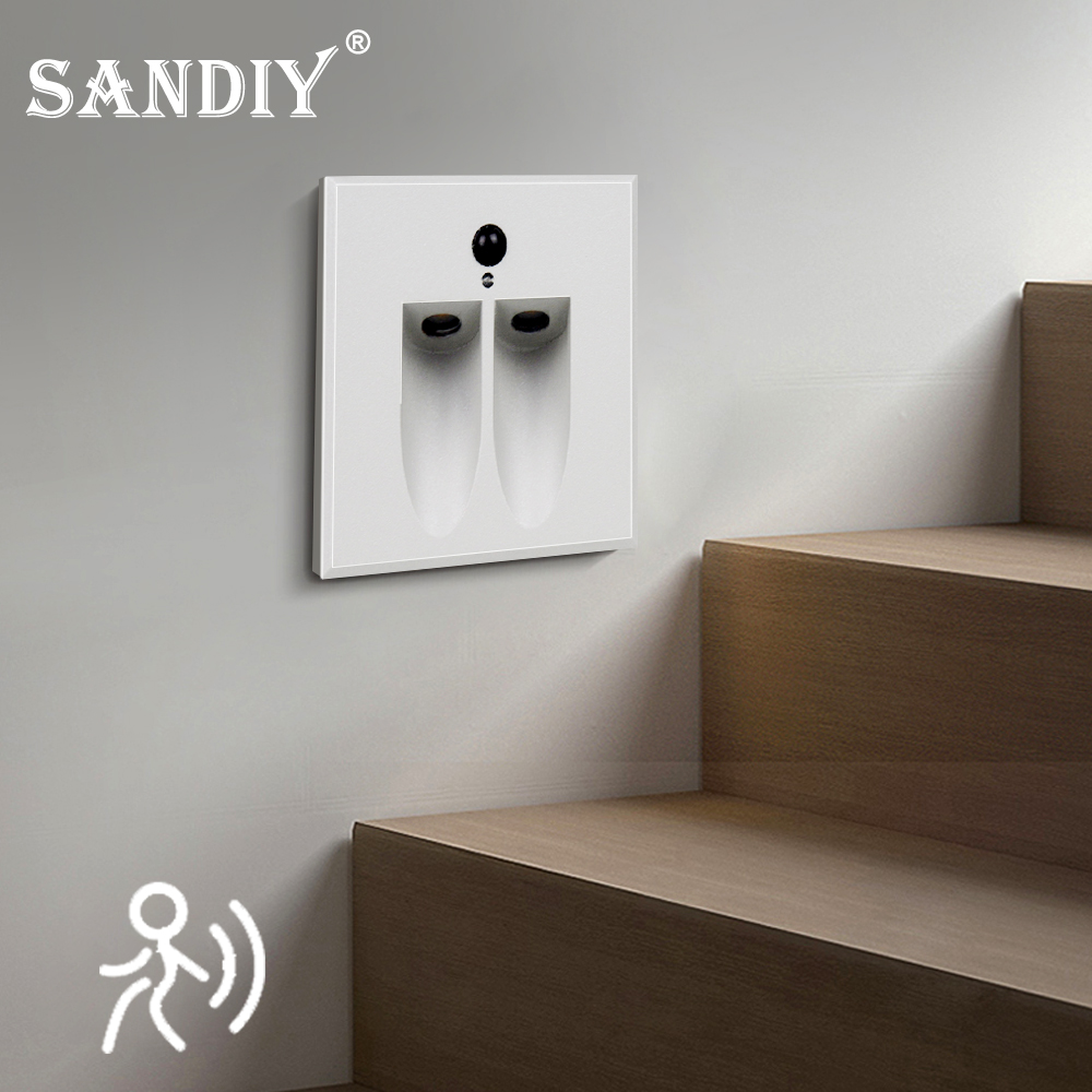 Sandiy  センサーの壁ランプはStair&Ladder - Outdoor Lighting On Stairs のレビューと価格