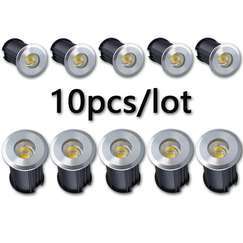 10 ピース/ロット IP67 屋外照明庭庭ステップ階段床デ - Outdoor Lighting Recessed のレビューと価格