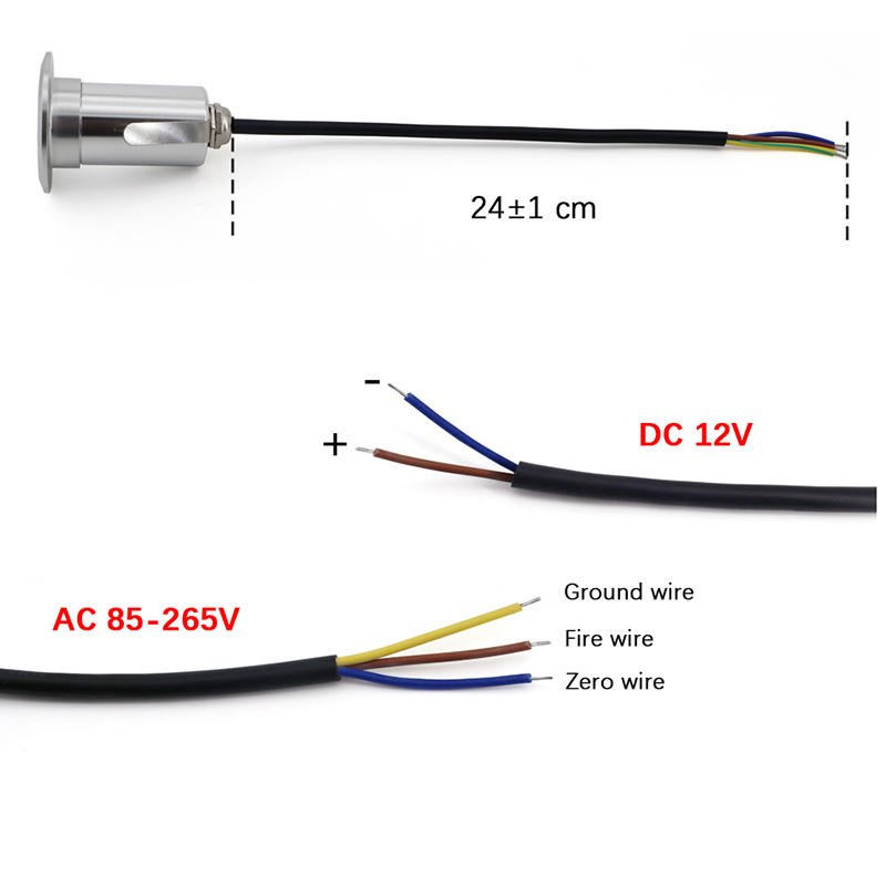 10 ピース/ロット IP67 屋外照明庭庭ステップ階段床デ - Outdoor Lighting Recessed のレビューと価格
