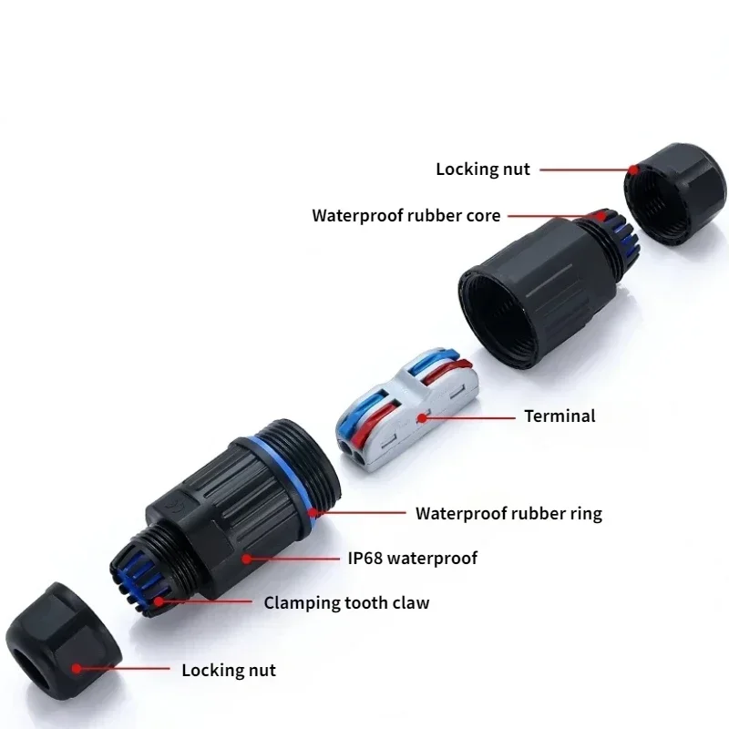 I Shape IP68 防水コネクタジャンクションボックス - Outdoor Lighting Wire Connectors のレビューと価格