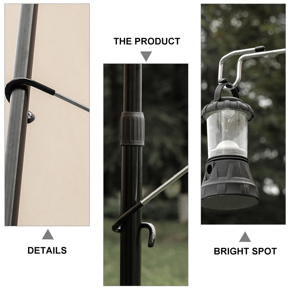 2 個の滑り止めライト St フックキャンプ旅行ハイキング釣 - Hanging Outdoor Lighting のレビューと価格