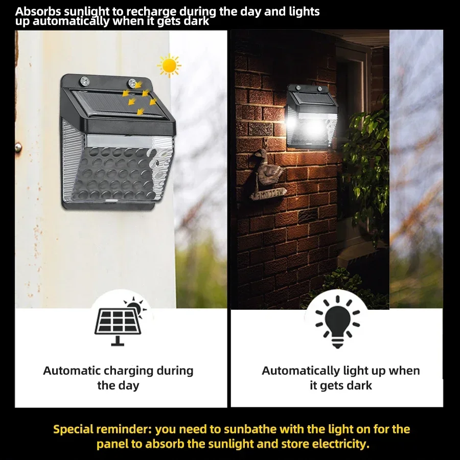 LED ソーラーライト PIR モーションセンサーウォールラ - Outdoor Lighting With Sensor のレビューと価格