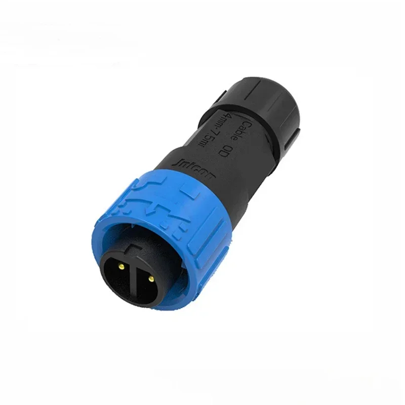 2ピンM16電源コネクタセルフロック式アセンブリIP67防水 - Outdoor Lighting Wire Connectors のレビューと価格