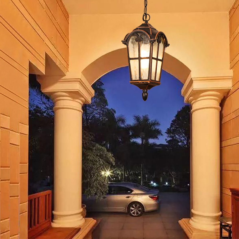屋外シャンデリア防水中国のレトロなガーデンライト玄関バルコニ - Outdoor Lighting Under Roof のレビューと価格