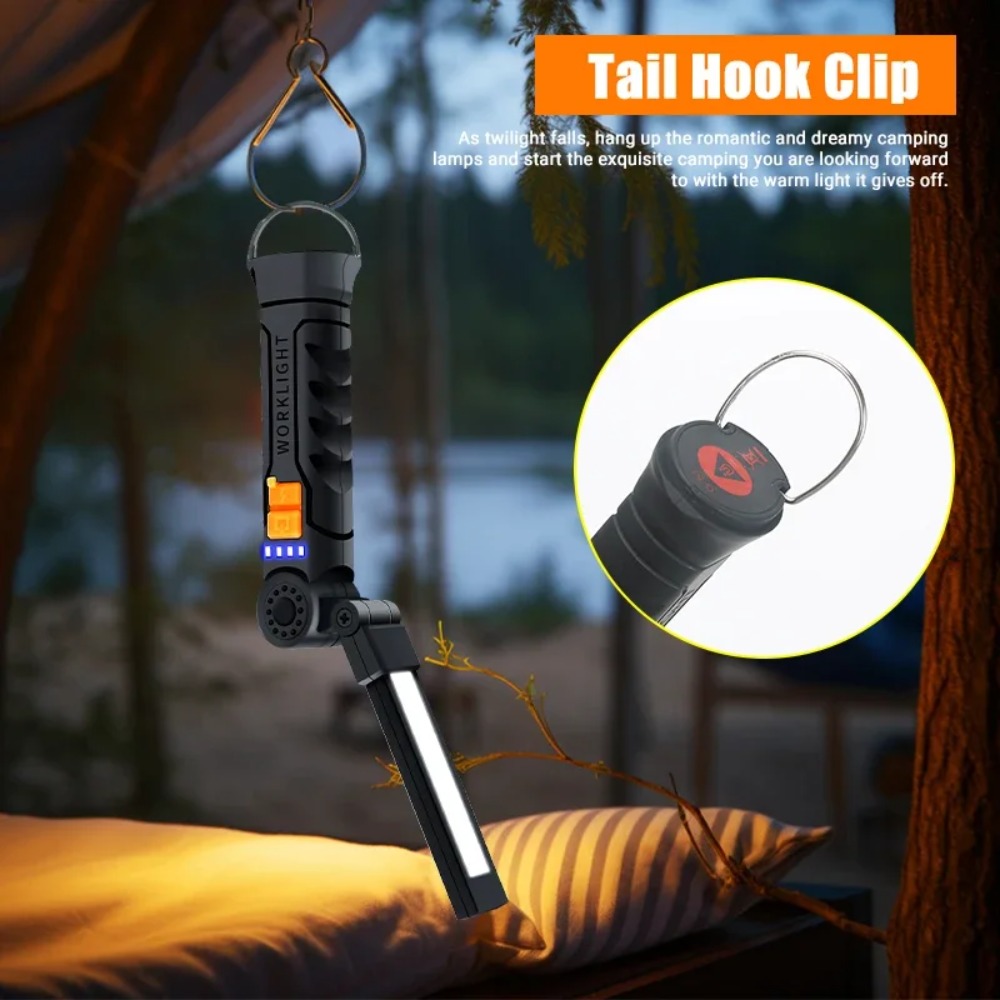 ポータブル COB LED 懐中電灯 USB 充電式トーチ、 - Outdoor Lighting Panel のレビューと価格