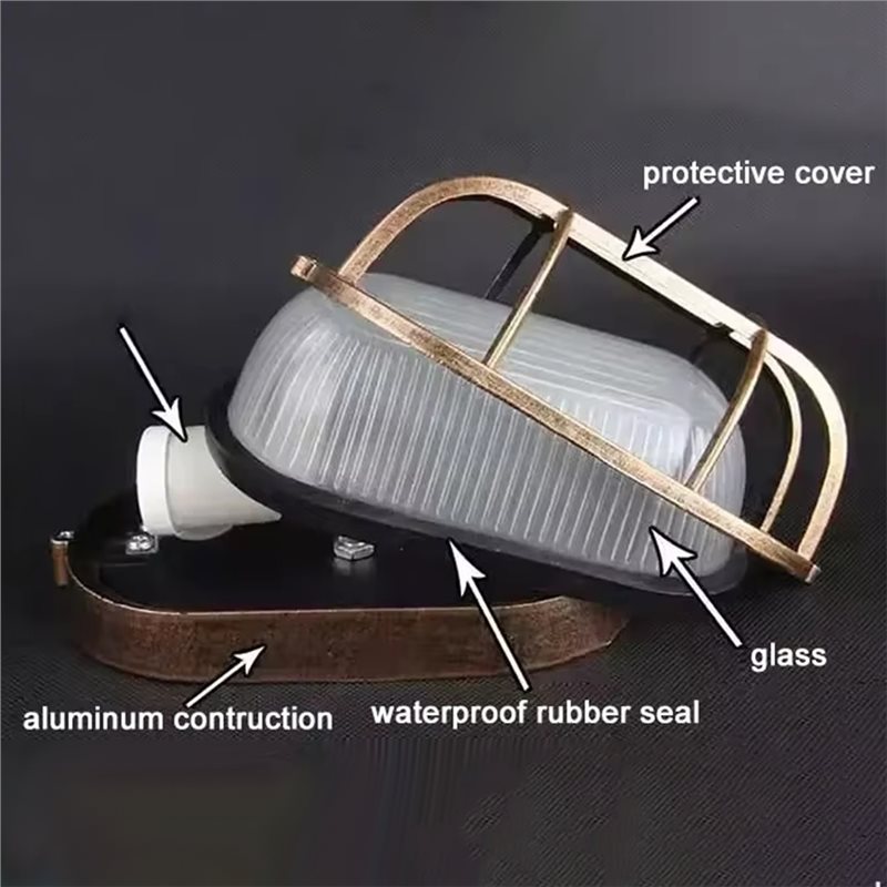 BAAJ-シーリングランプ E27 ヴィンテージ防水レトロ防 - Outdoor Lighting Under Roof のレビューと価格
