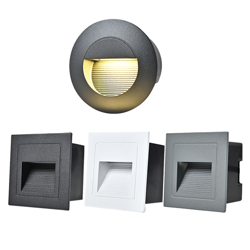 調光可能な 3 ワット 5 ワット埋め込み型 LED 屋外防 - Outdoor Lighting Recessed のレビューと価格