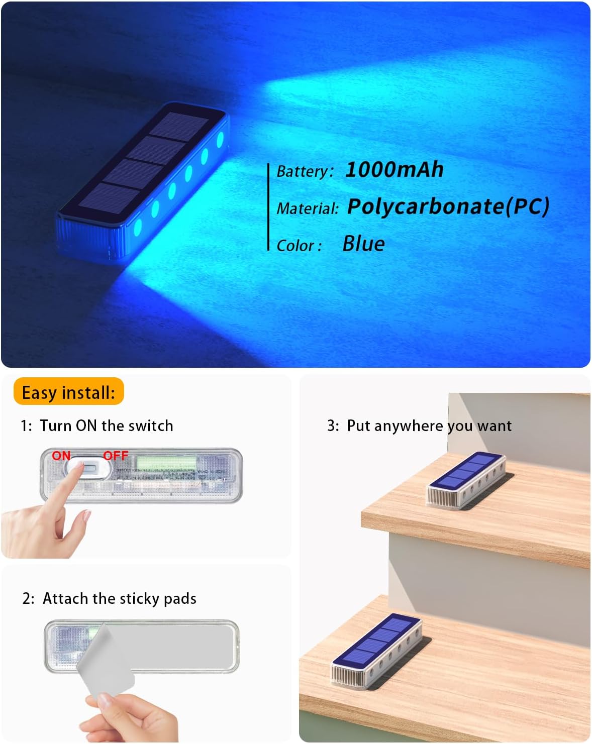屋外ソーラーデッキライト LED 防水 IP68 ステップ歩 - Outdoor Lighting On Stairs のレビューと価格