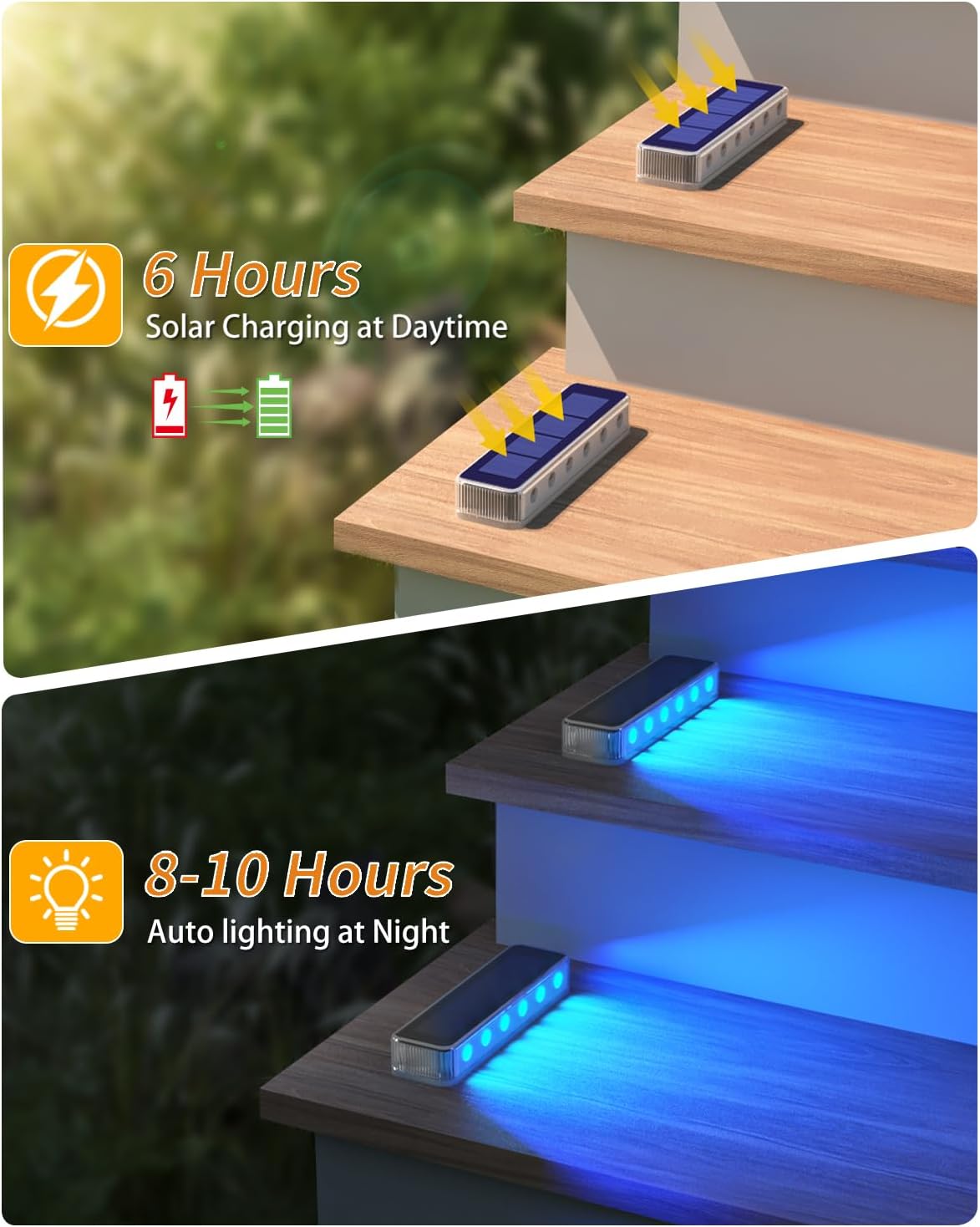 屋外ソーラーデッキライト LED 防水 IP68 ステップ歩 - Outdoor Lighting On Stairs のレビューと価格