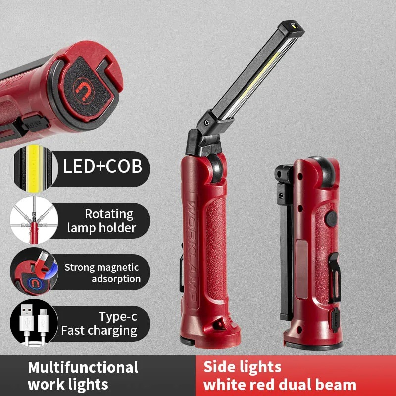 COB LED ワークライト充電式折りたたみ懐中電灯屋外キャ - Outdoor Lighting Panel のレビューと価格