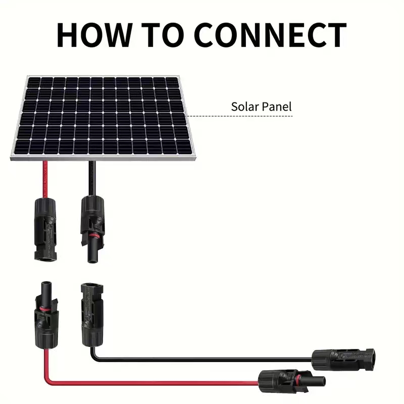 1 ペア赤と黒のダブルエンドソーラー延長ケーブル、コネクタ付 - Outdoor Lighting Extension Cable のレビューと価格