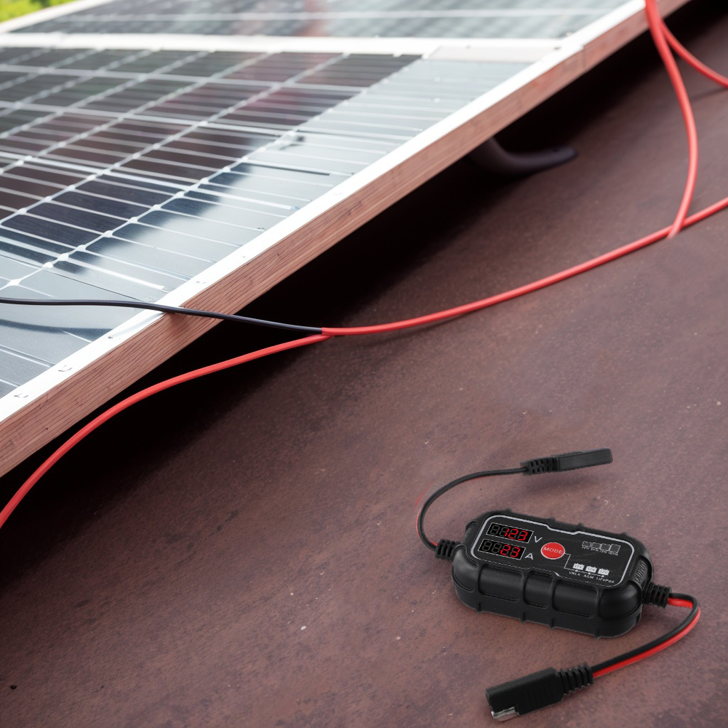 インテリジェント充電MPPTソーラーパネルレギュレーター（1 - Outdoor Lighting Extension Cable のレビューと価格