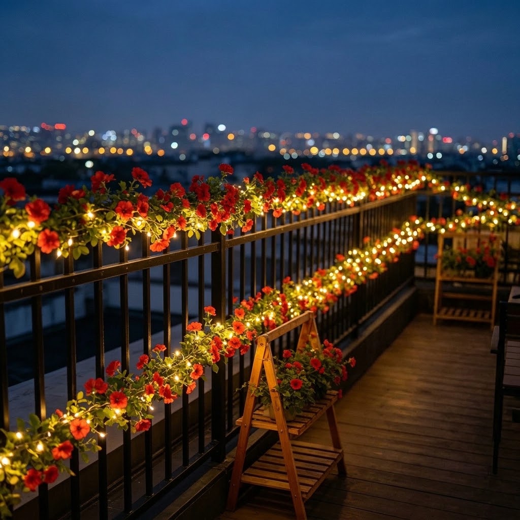 ソーラーローズバインストリングライト 5m 50LED 屋外 - Outdoor Lighting And Landscape のレビューと価格