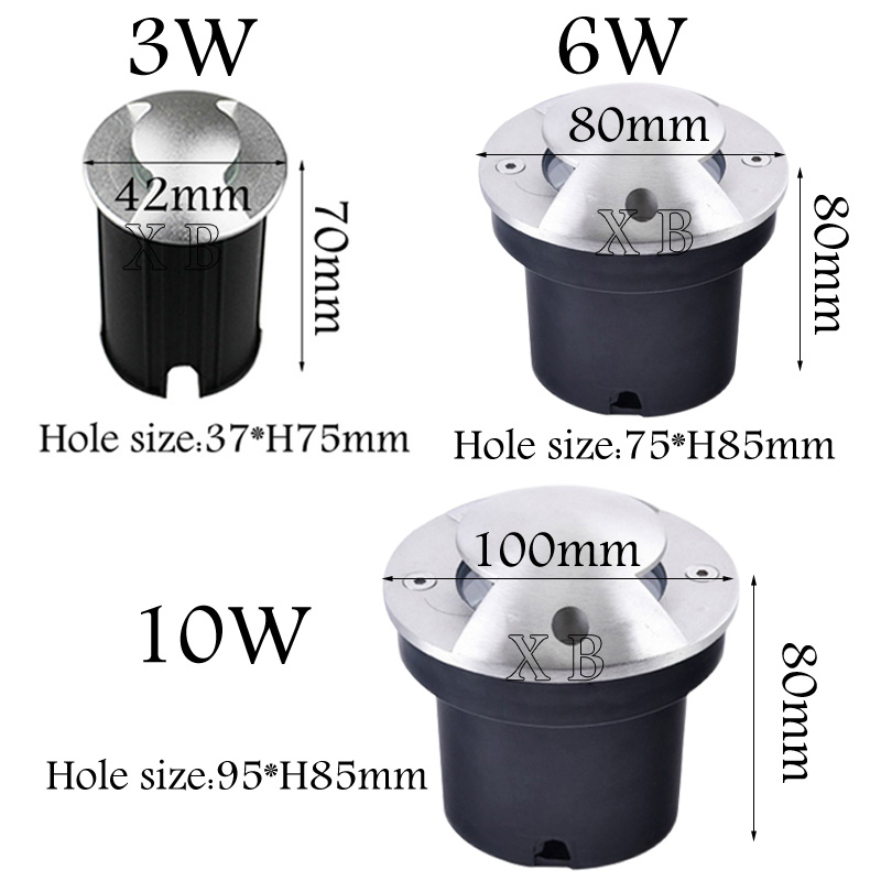 屋外照明 10W 6W 3W ガーデン 庭 階段 フロア デ - Outdoor Lighting Recessed のレビューと価格