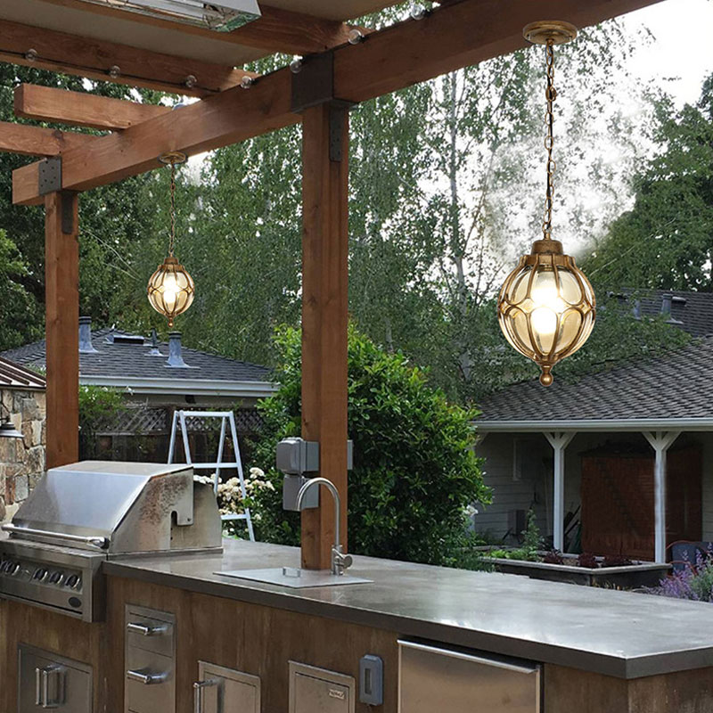 アメリカの防水屋外シャンデリア、天井ライト、パティオ、廊下、 - Outdoor Lighting Under Roof のレビューと価格