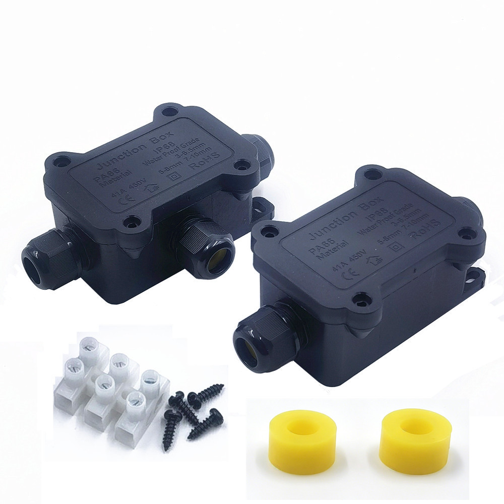 IP68防水ジャンクションボックス 2/3ウェイ屋外ケーブル - Outdoor Lighting Wire Connectors のレビューと価格