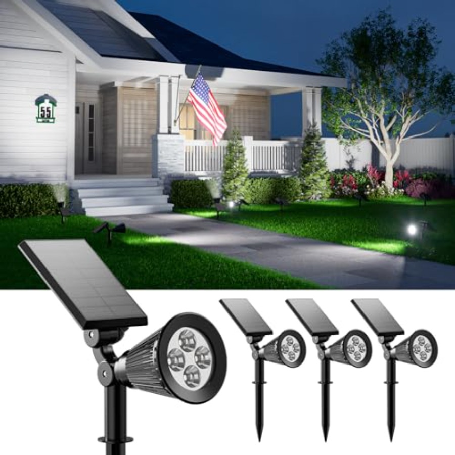 ソーラースポットライト 屋外防水ライト 木、彫像、花、植木鉢 - Outdoor Lighting And Landscape のレビューと価格