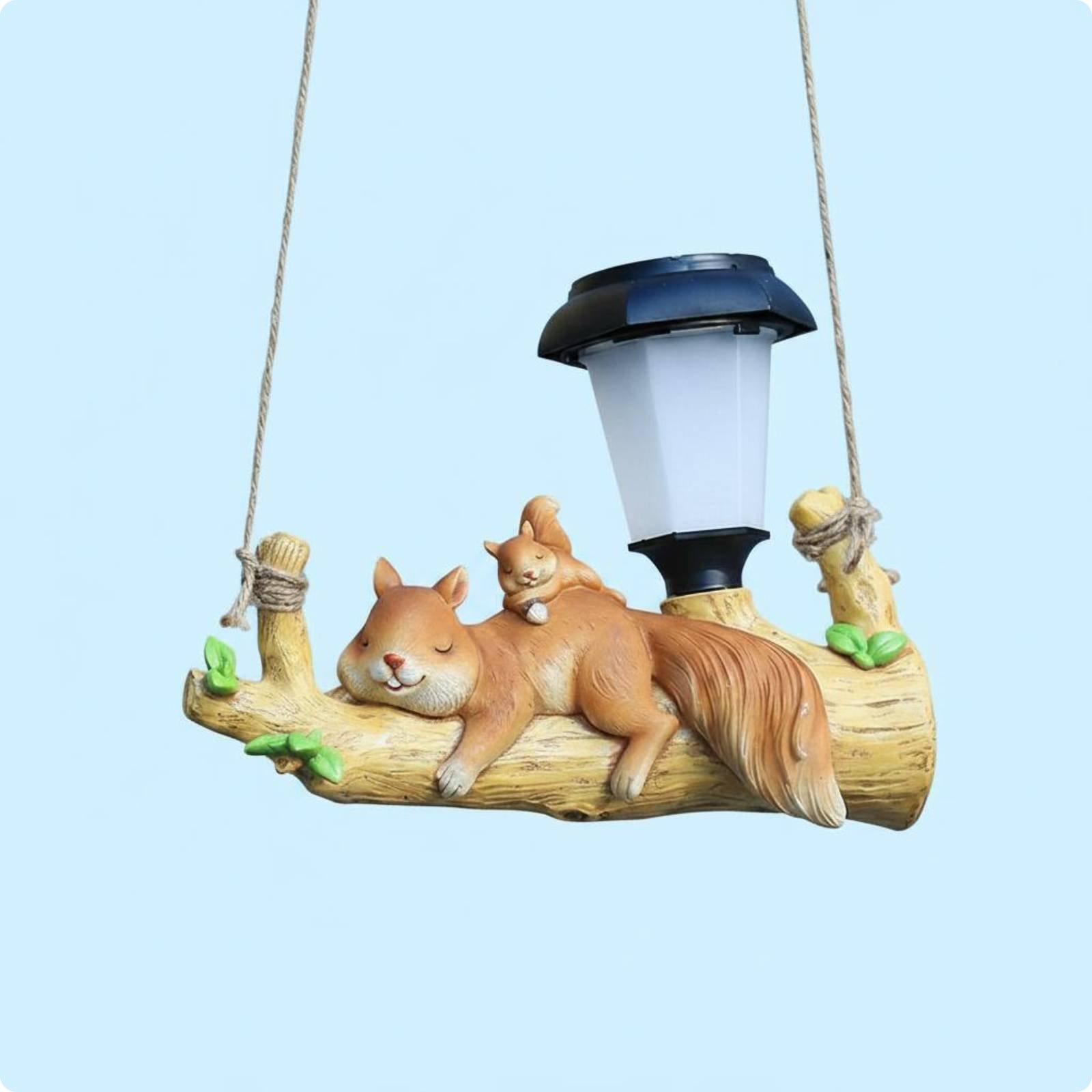 樹脂製ソーラー屋外吊り下げライト動物モチーフ防水ガーデンラン - Hanging Outdoor Lighting のレビューと価格