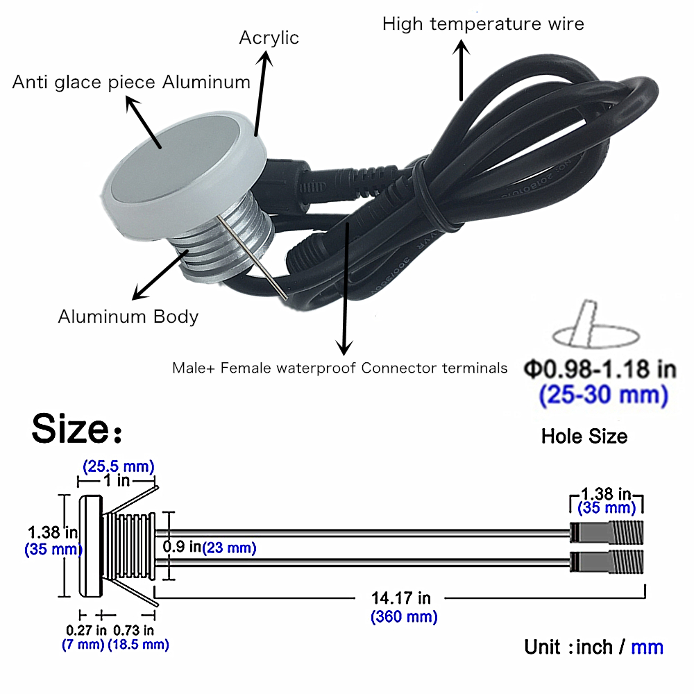 防水LEDウォールライト,1W,12V,屋内/屋外,階段,庭 - Outdoor Lighting On Stairs のレビューと価格