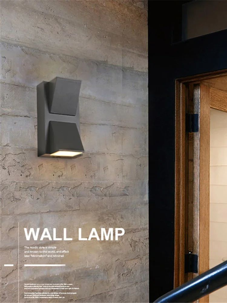 IP65 LED ウォールライトアルミ屋外防水ガーデンフェン - Outdoor Lighting On Stairs のレビューと価格