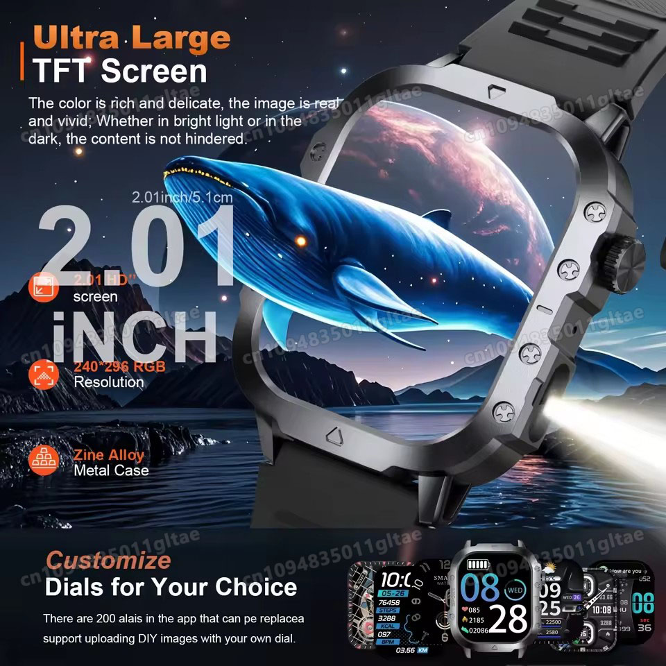 2026 グローバルハイキングスマートウォッチ 2.01イン - Outdoor Lighting Zones のレビューと価格