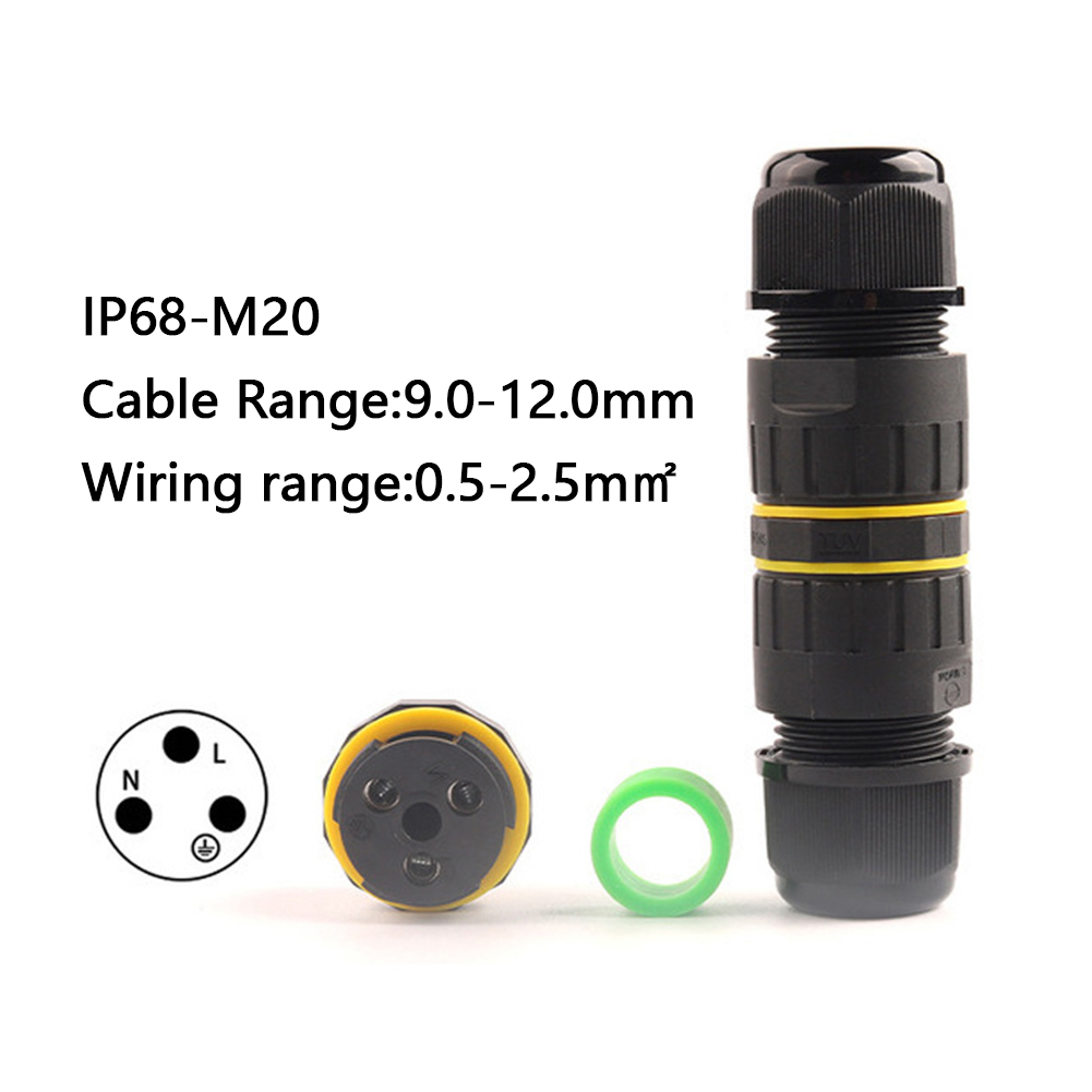 プレミアムIP68防水ワイヤーコネクター 屋外用 23ピン電 - Outdoor Lighting Wire Connectors のレビューと価格