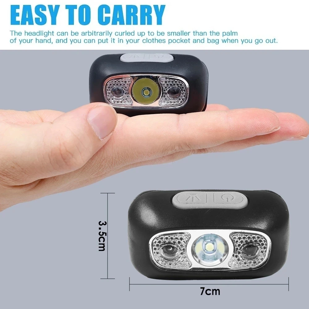 強力な光ヘッドランプポータブル LED センサーヘッドランプ - Outdoor Lighting With Sensor のレビューと価格