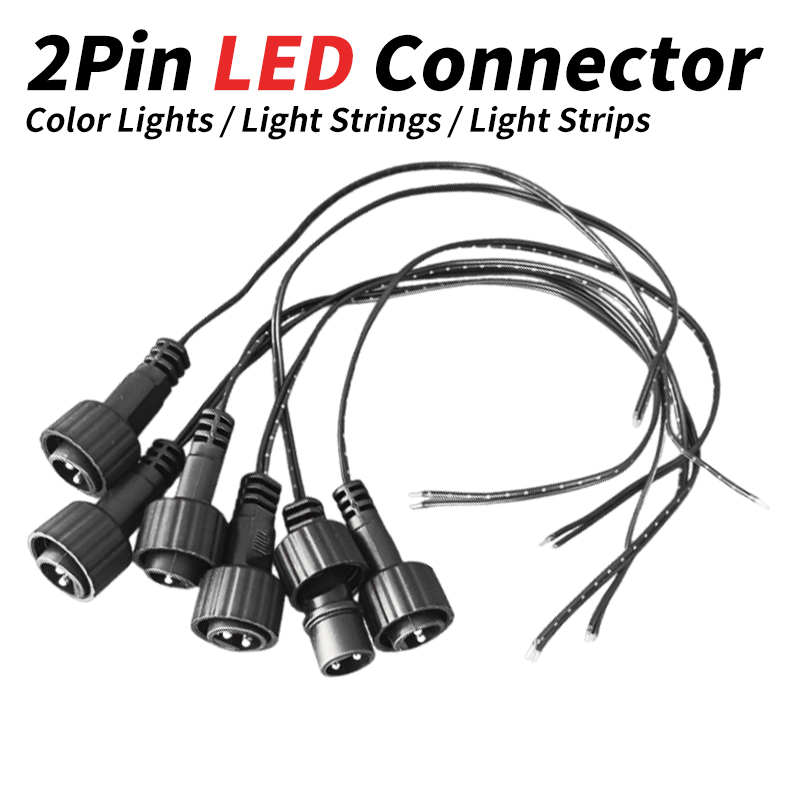 屋外用LED 2ピンコネクタ、ソーラーストリングライト用25 - Outdoor Lighting Extension Cable のレビューと価格