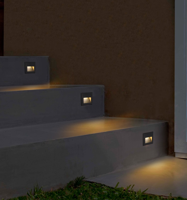 LEDデッキステップライト 15LED IP65防水 地下ラ - Outdoor Lighting Recessed のレビューと価格
