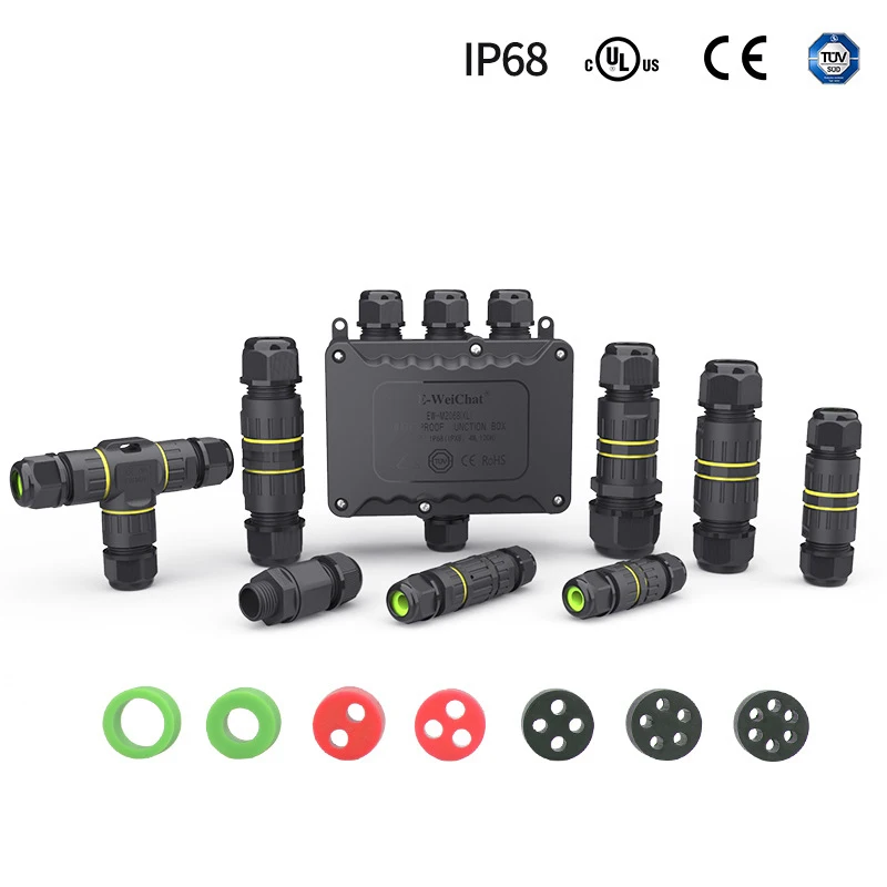 2ピン3ピンM16ケーブルコネクタM25S 1-2-3照明用 - Outdoor Lighting Wire Connectors のレビューと価格