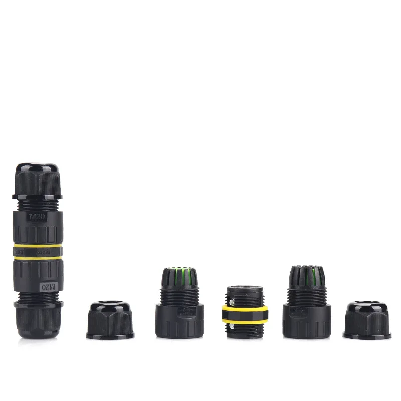 2ピン3ピンM16ケーブルコネクタM25S 1-2-3照明用 - Outdoor Lighting Wire Connectors のレビューと価格