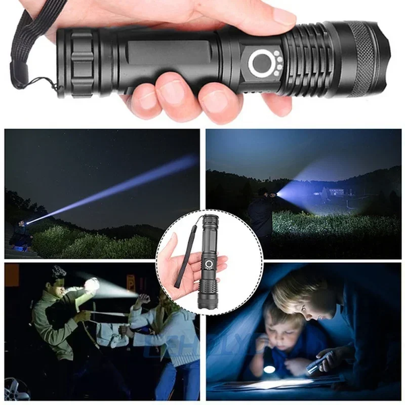 ハイパワー XHP70 LED 懐中電灯 USB-C 充電式 - Outdoor Lighting Panel のレビューと価格