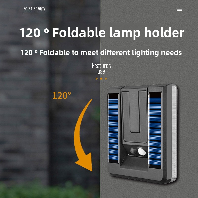 新しいスマート屋外折りたたみソーラーウォールランプヨーロピア - Outdoor Lighting With Sensor のレビューと価格